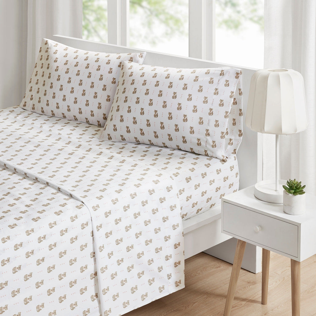 Ensemble de draps imprimés fantaisie au design intelligent