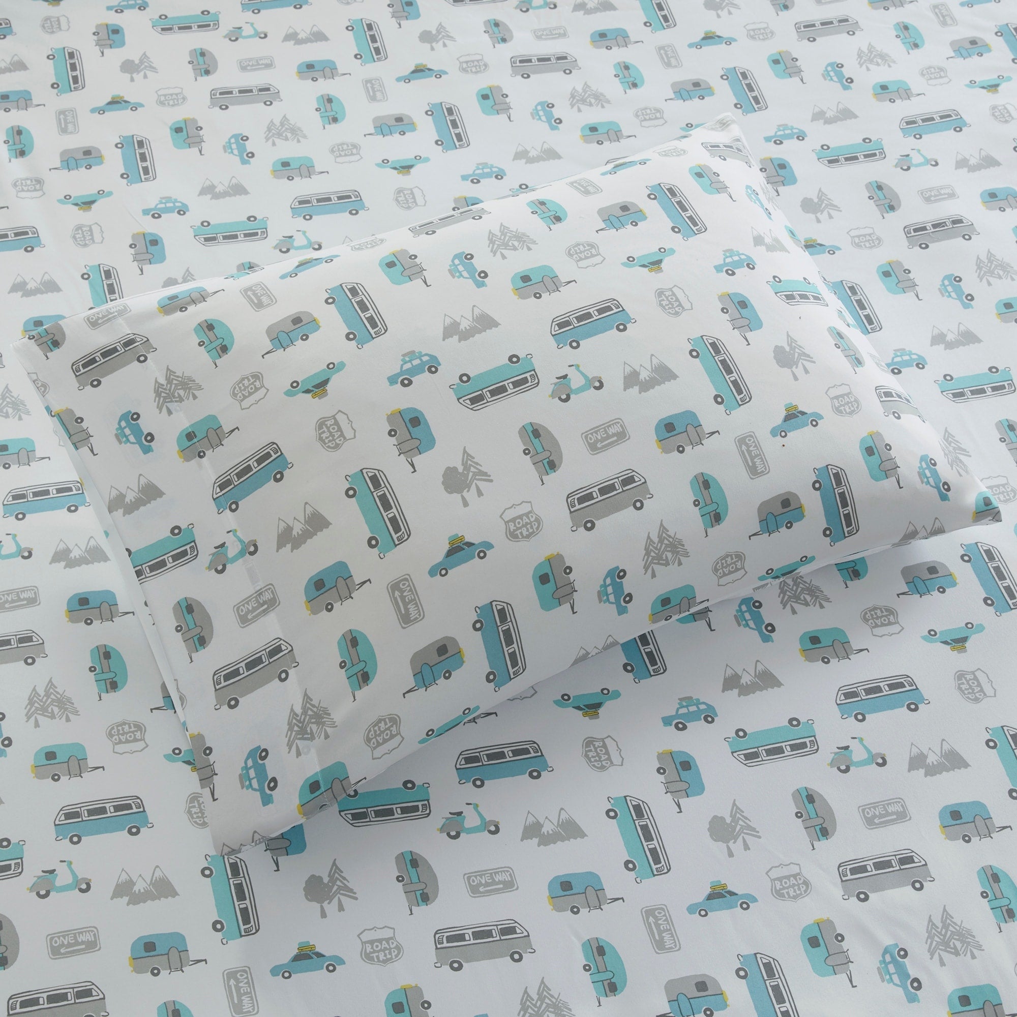 Ensemble de draps imprimés fantaisie au design intelligent