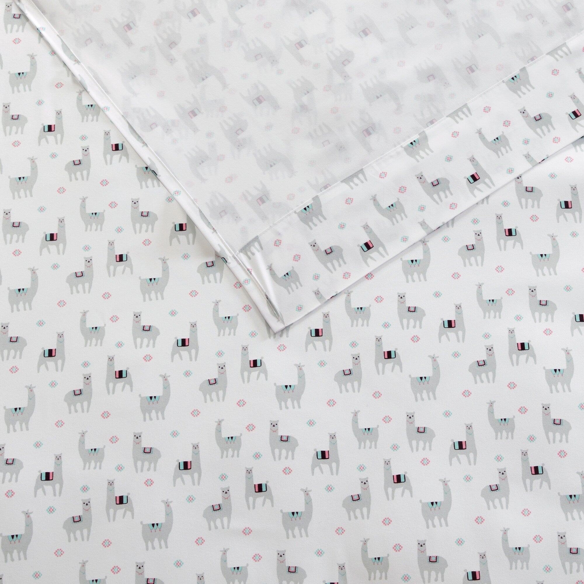 Ensemble de draps imprimés fantaisie au design intelligent