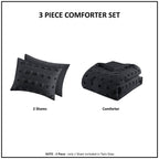 Parure de couette Vera Clip Jacquard au design intelligent