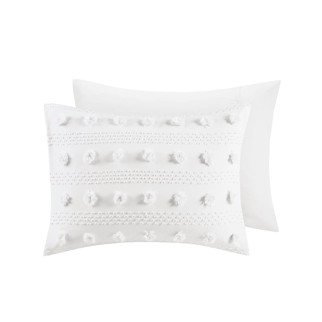 Parure de couette Vera Clip Jacquard au design intelligent