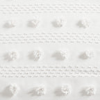 Parure de couette Vera Clip Jacquard au design intelligent