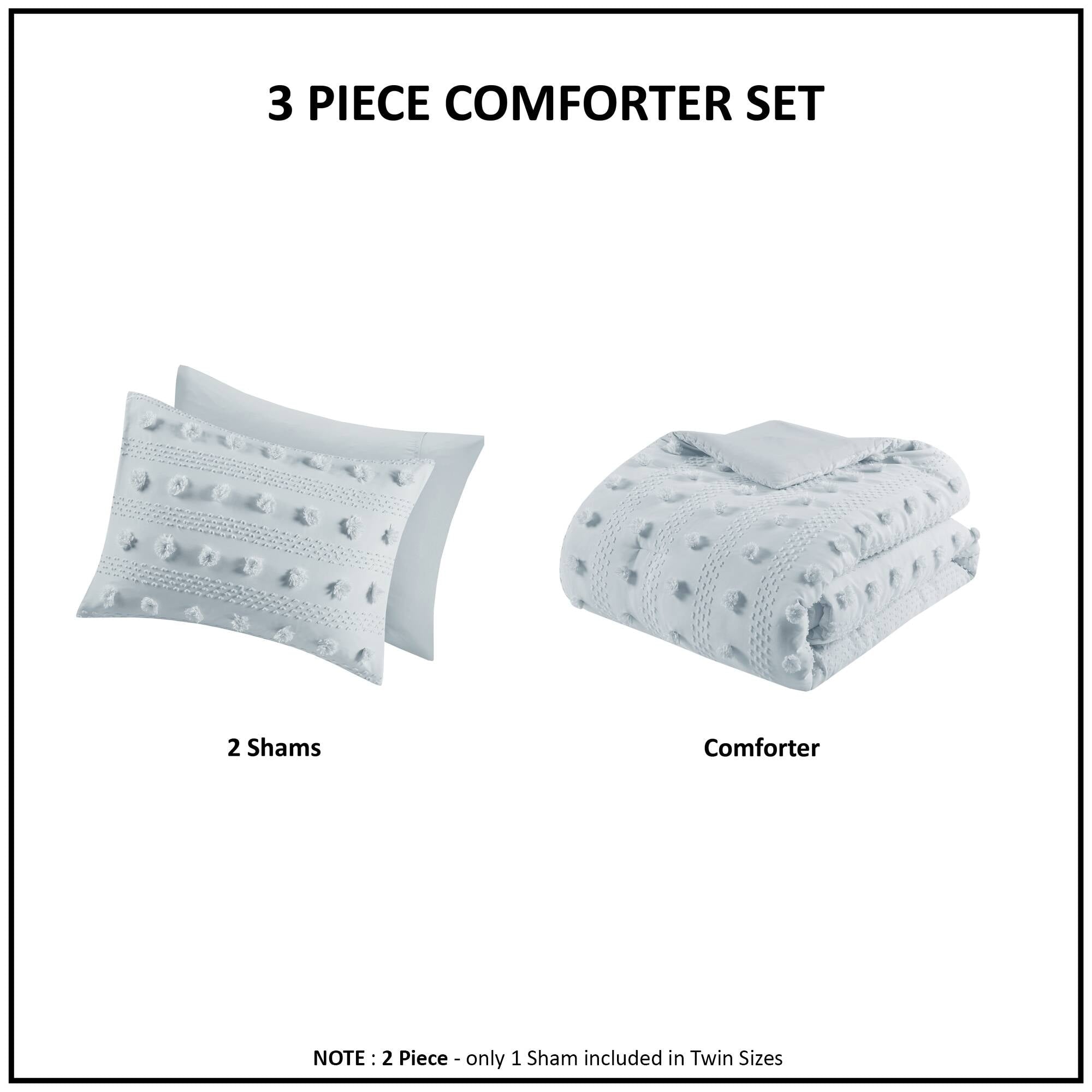 Parure de couette Vera Clip Jacquard au design intelligent