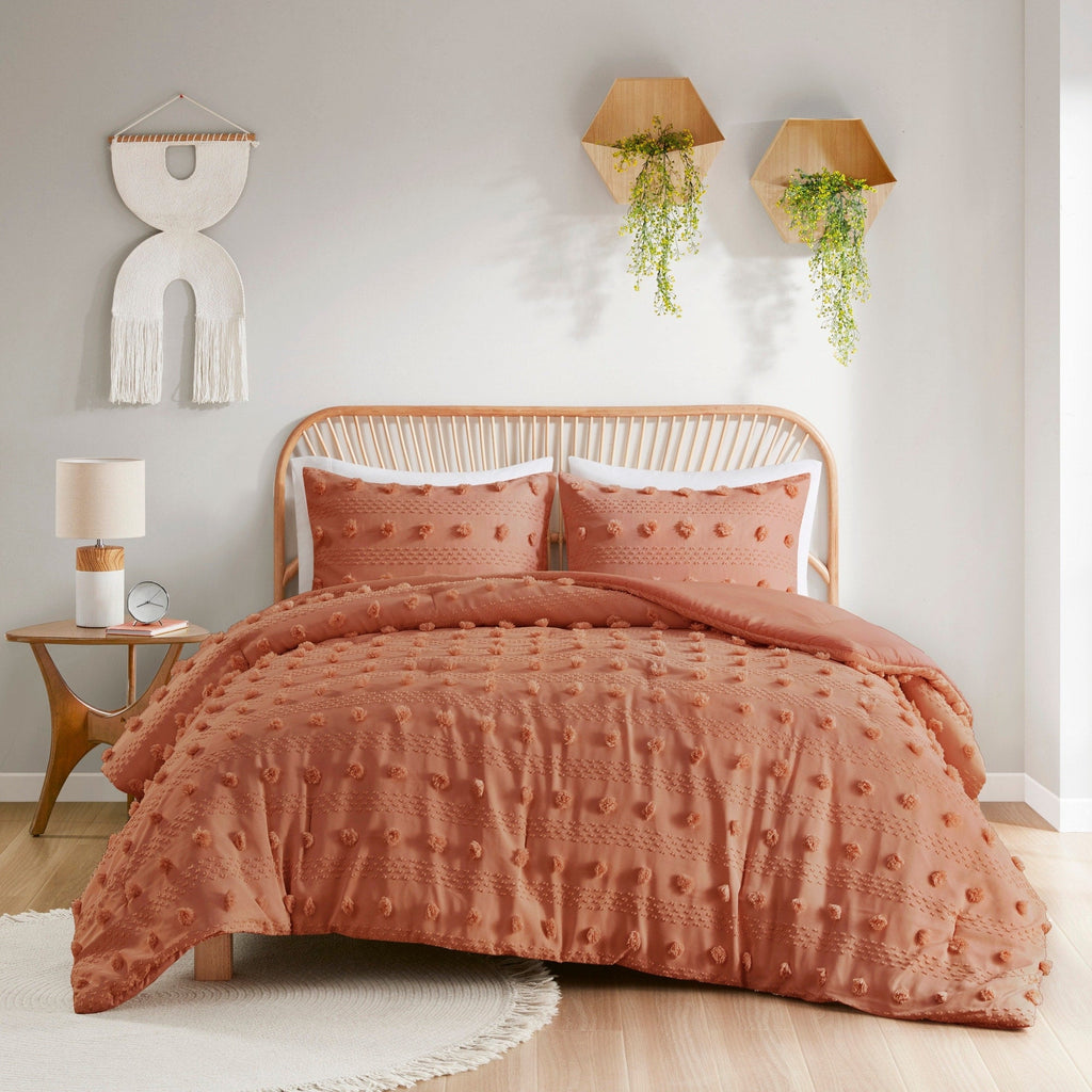 Parure de couette Vera Clip Jacquard au design intelligent