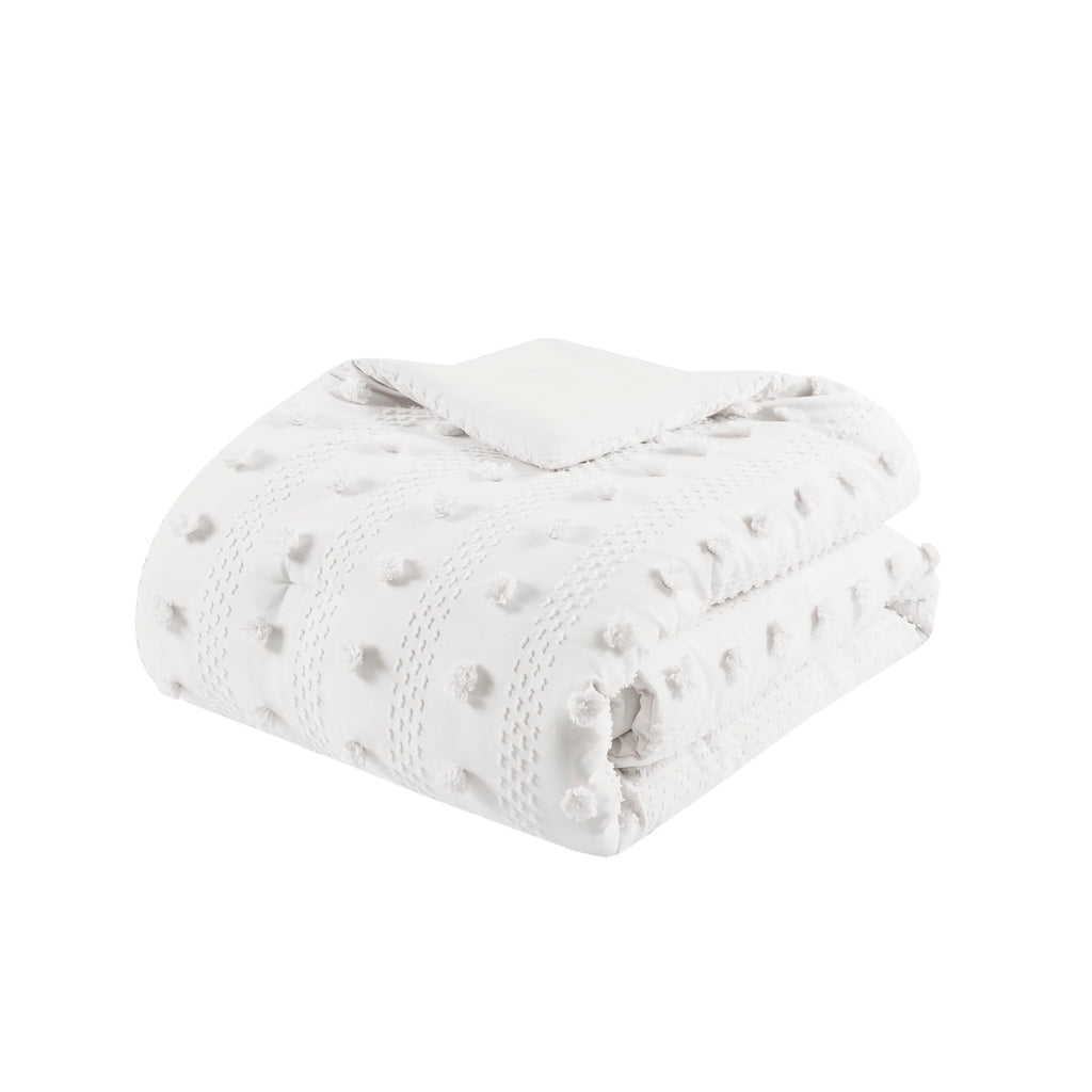 Parure de couette Vera Clip Jacquard au design intelligent