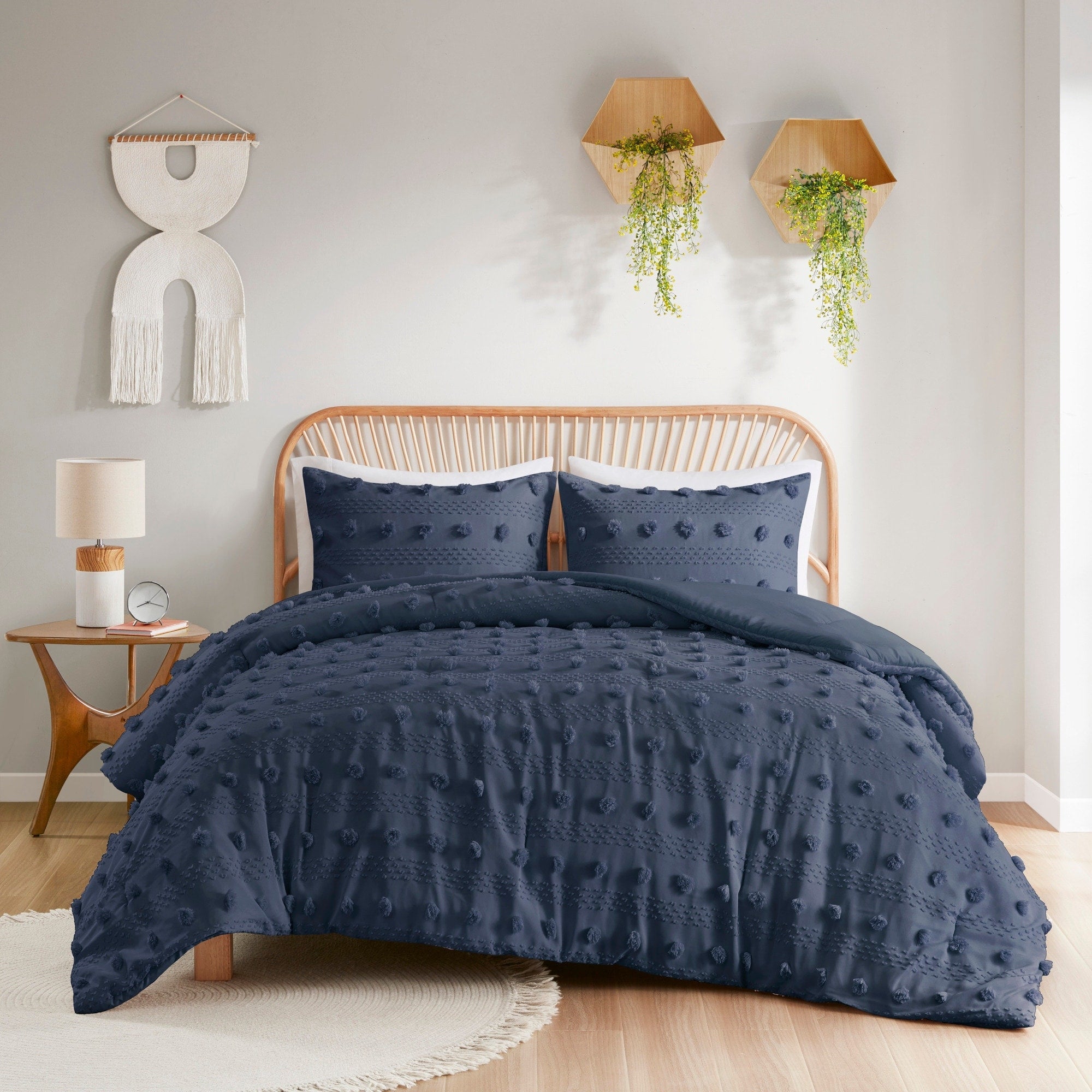 Parure de couette Vera Clip Jacquard au design intelligent