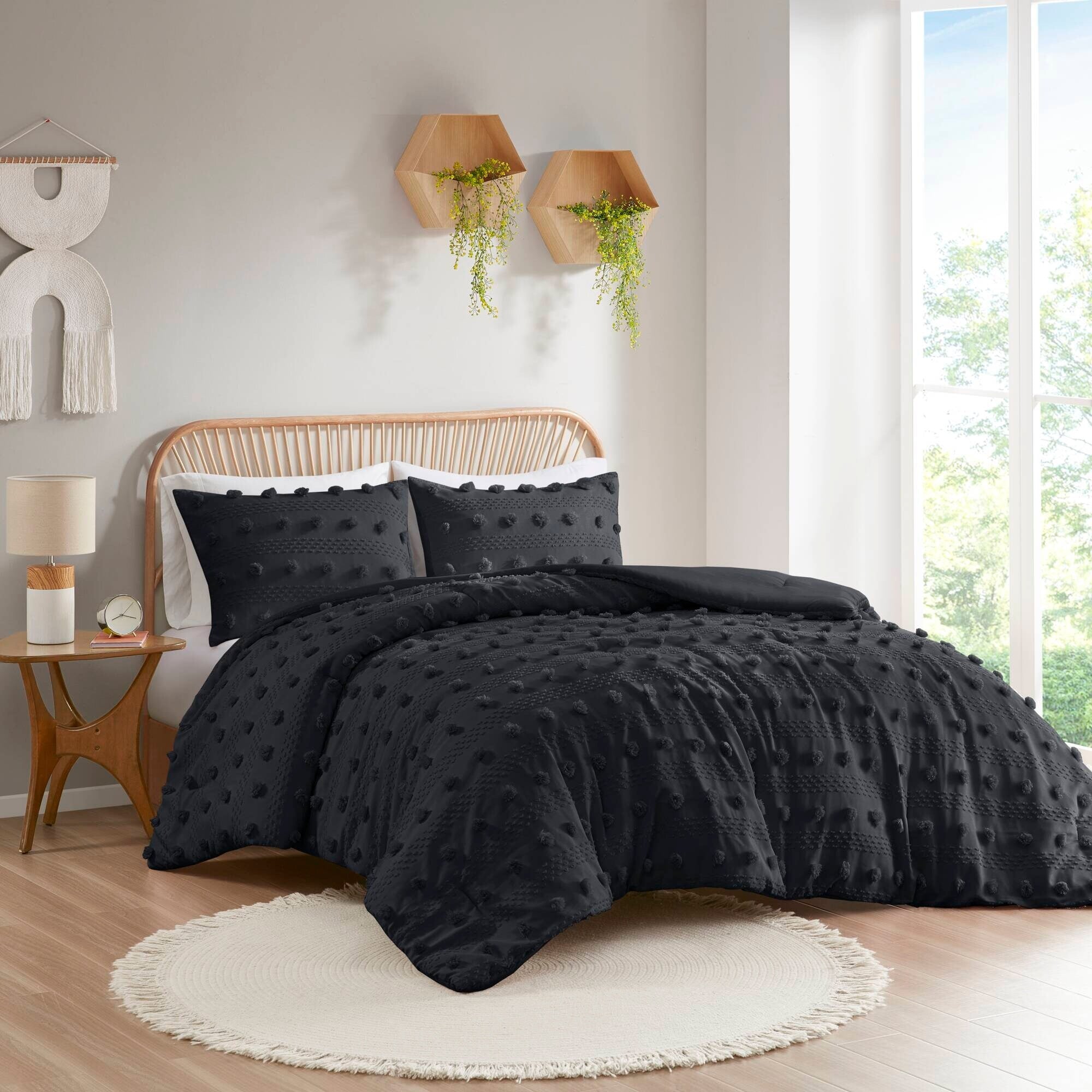 Parure de couette Vera Clip Jacquard au design intelligent