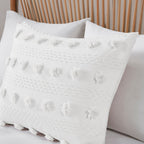 Parure de couette Vera Clip Jacquard au design intelligent
