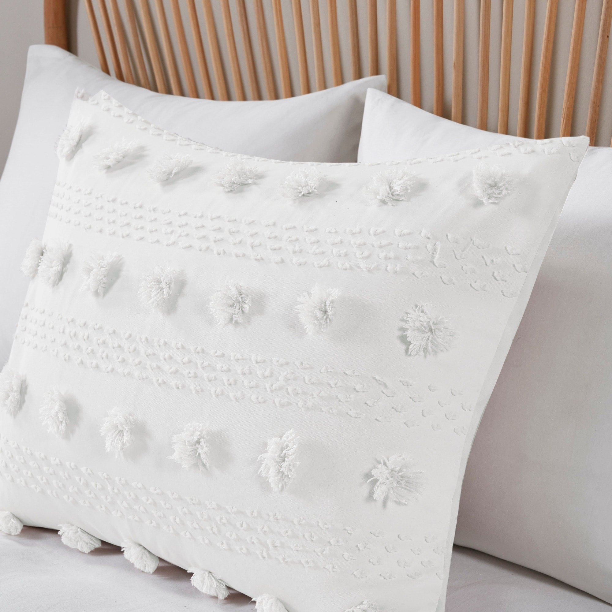 Parure de couette Vera Clip Jacquard au design intelligent