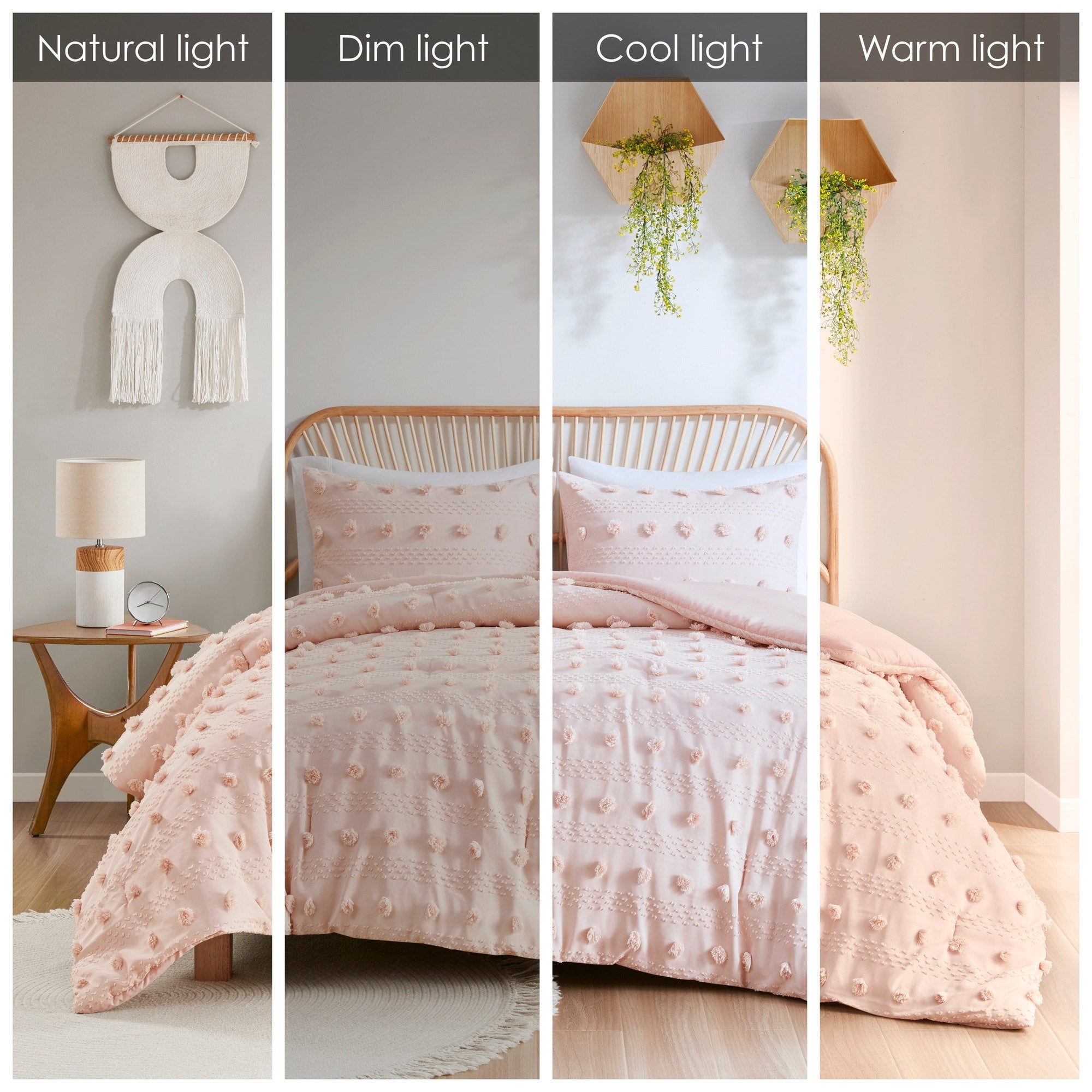 Parure de couette Vera Clip Jacquard au design intelligent