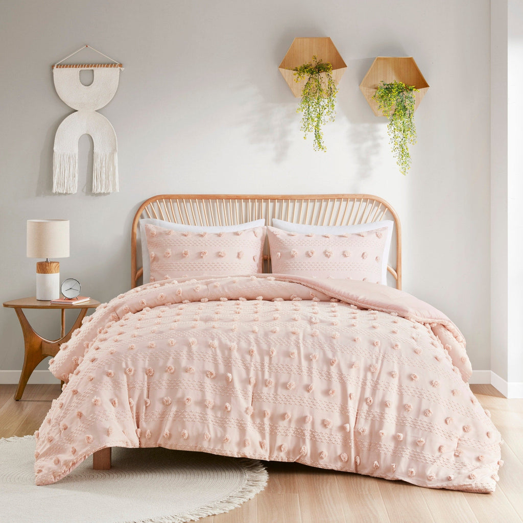 Parure de couette Vera Clip Jacquard au design intelligent