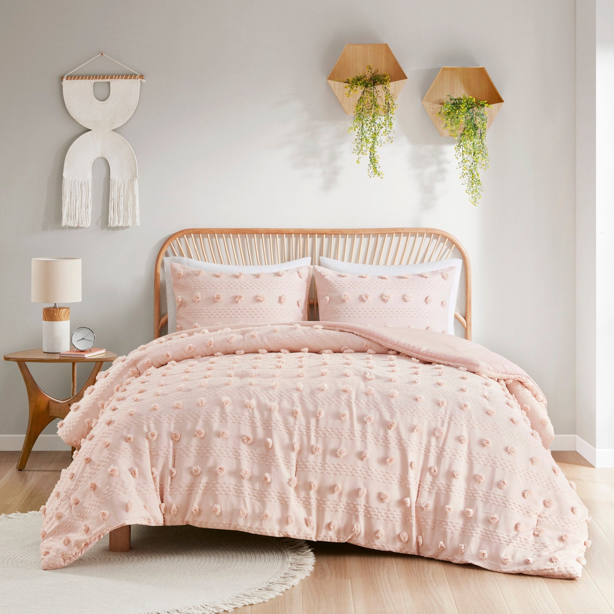 Parure de couette Vera Clip Jacquard au design intelligent
