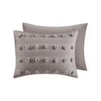 Parure de couette Vera Clip Jacquard au design intelligent
