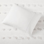 Parure de couette Vera Clip Jacquard au design intelligent