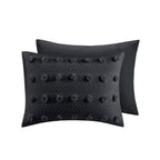 Parure de couette Vera Clip Jacquard au design intelligent