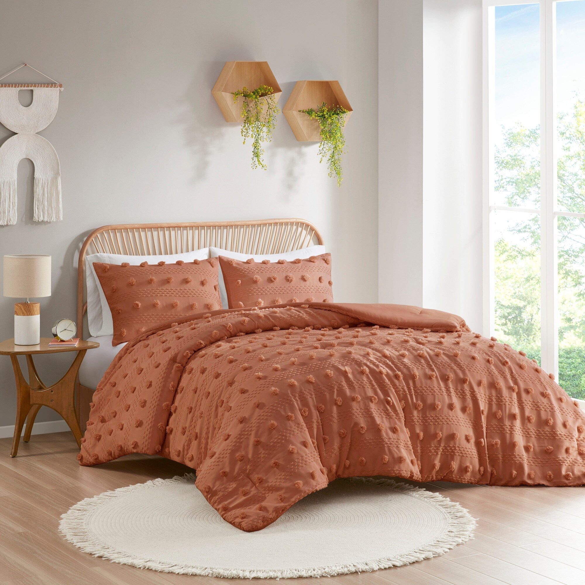 Parure de couette Vera Clip Jacquard au design intelligent