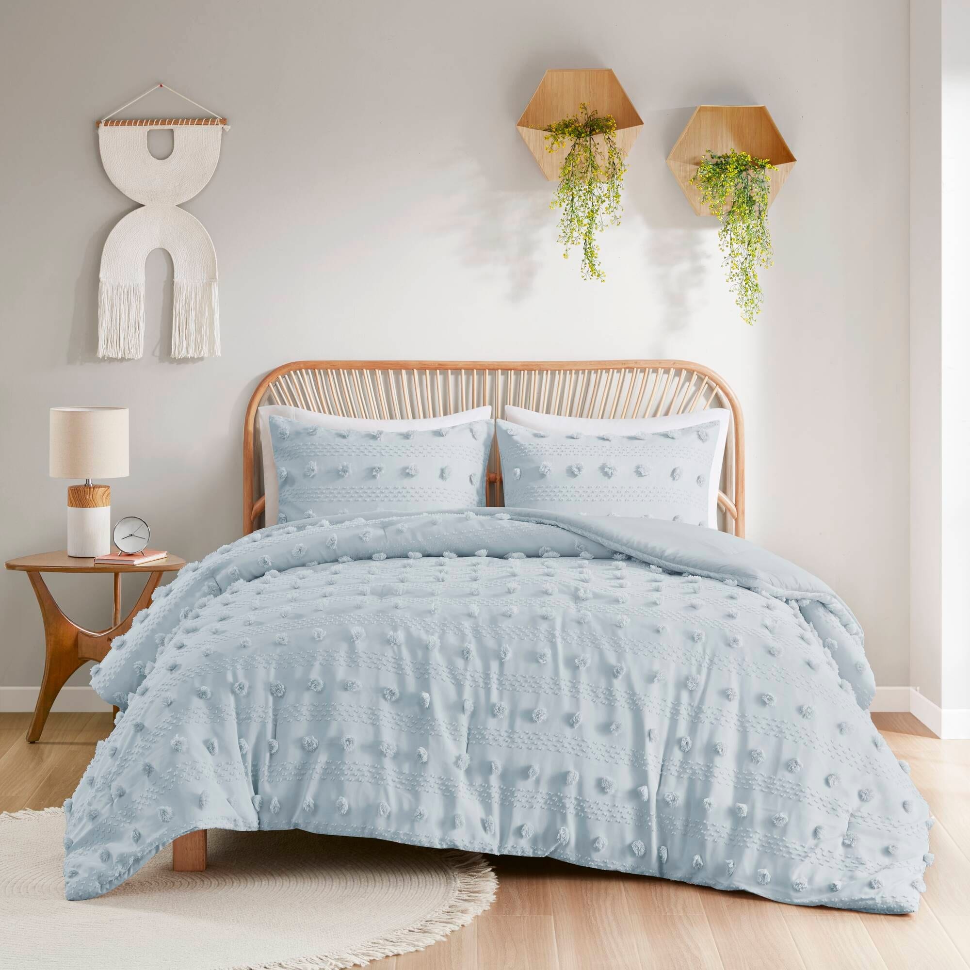 Parure de couette Vera Clip Jacquard au design intelligent