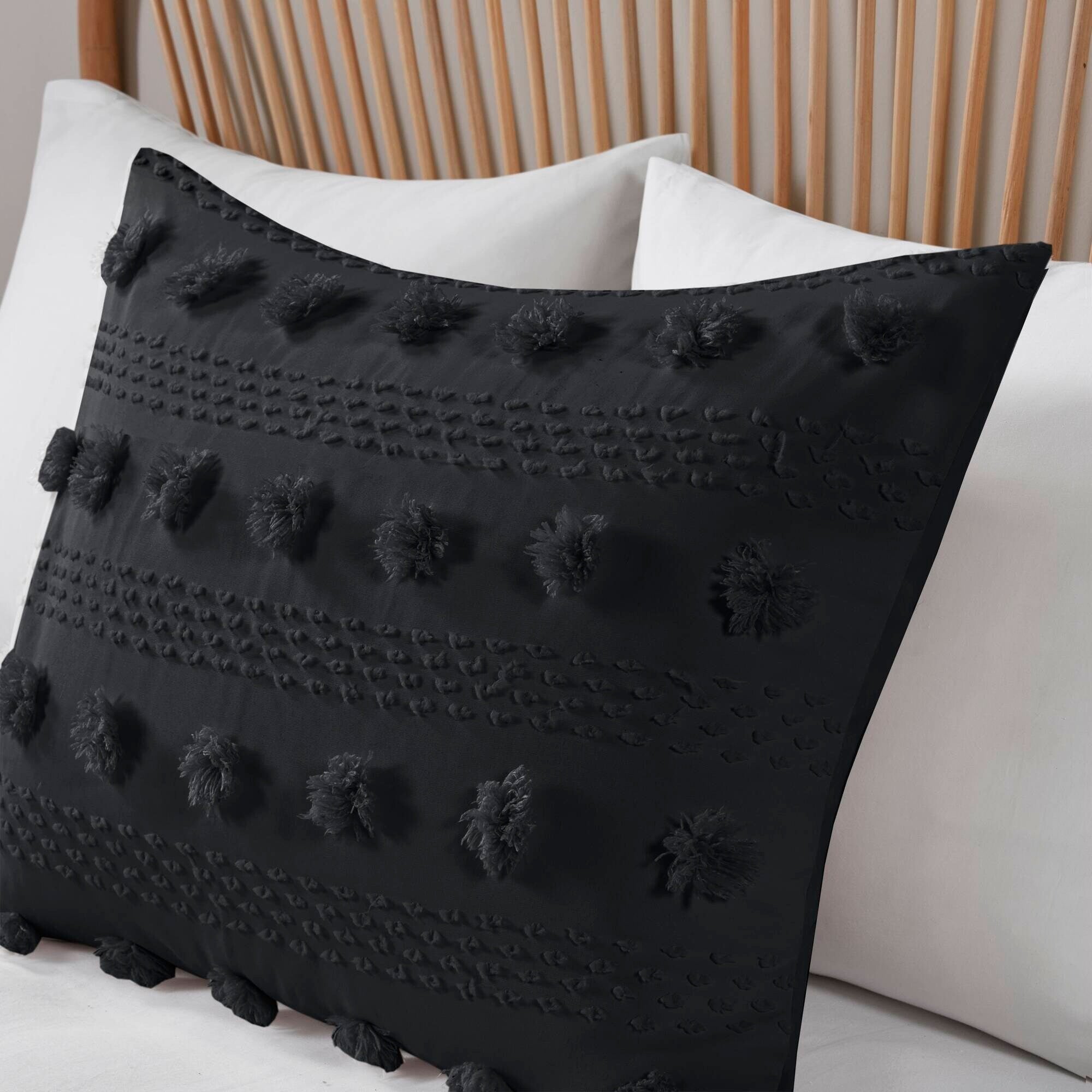 Parure de couette Vera Clip Jacquard au design intelligent