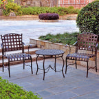 Ensemble bistrot en fer Santa Fe Nailhead 3 pièces