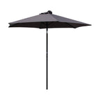 Parasol de patio inclinable et à manivelle de 8 pieds de Saint-Kitts