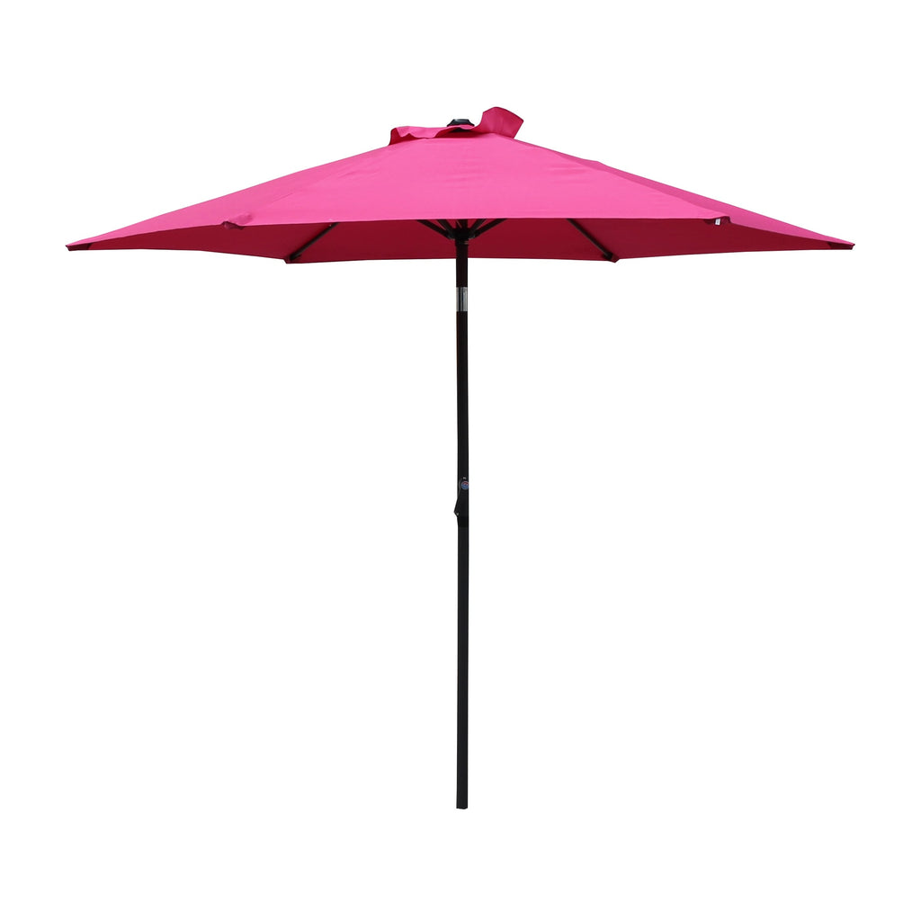 Parasol de patio inclinable et à manivelle de 8 pieds de Saint-Kitts