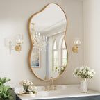 Miroir mural irrégulier Miroir mural décoratif asymétrique