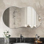 Miroir mural irrégulier Miroir mural décoratif asymétrique