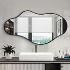 Miroir mural irrégulier Miroir mural décoratif asymétrique