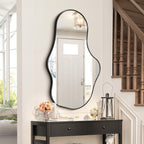 Miroir mural irrégulier Miroir mural décoratif asymétrique