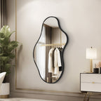 Miroir mural irrégulier Miroir mural décoratif asymétrique