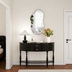 Miroir mural antique ondulé irrégulier - 35,8 × 21,7