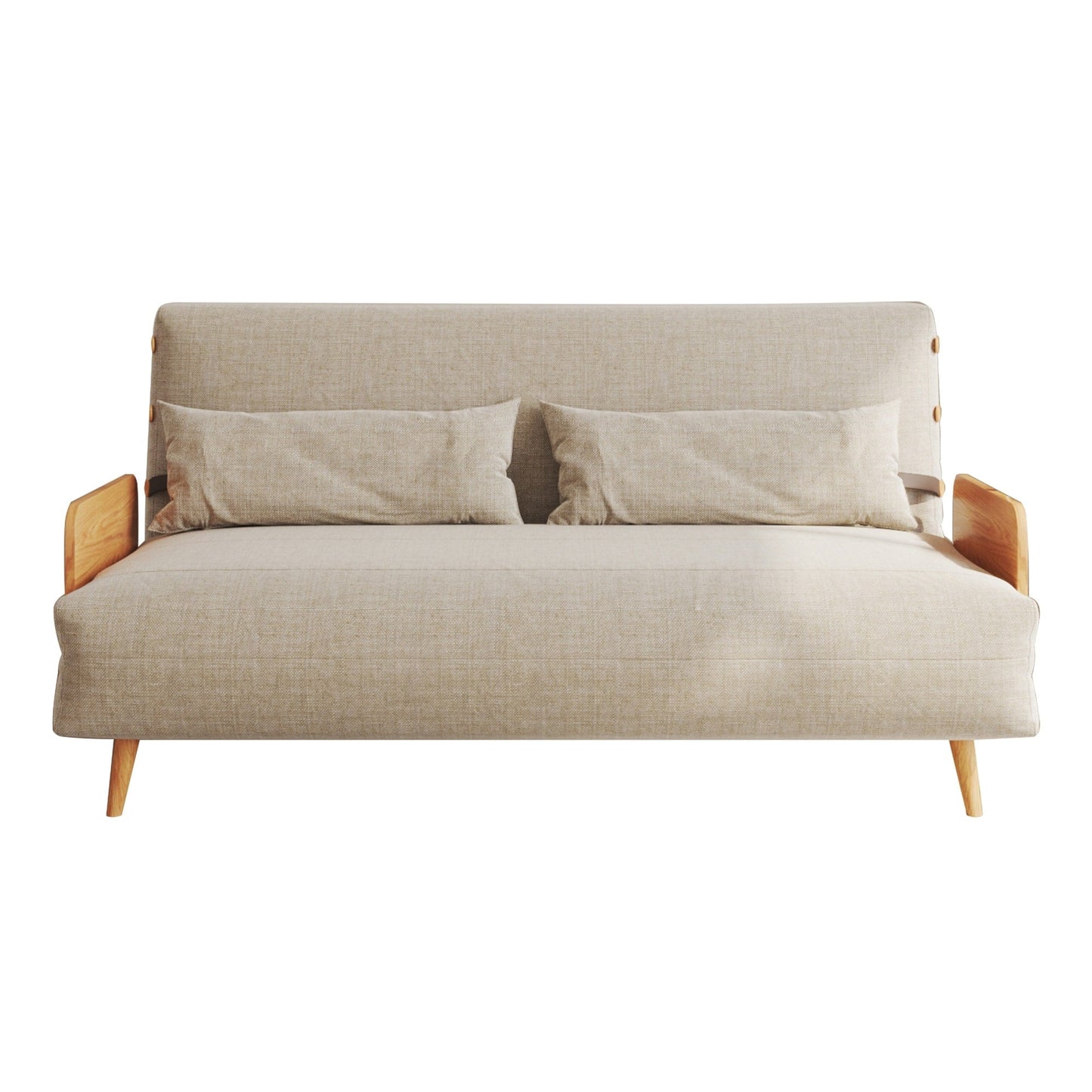 Canapé-lit rembourré moderne JASIWAY 59,1''