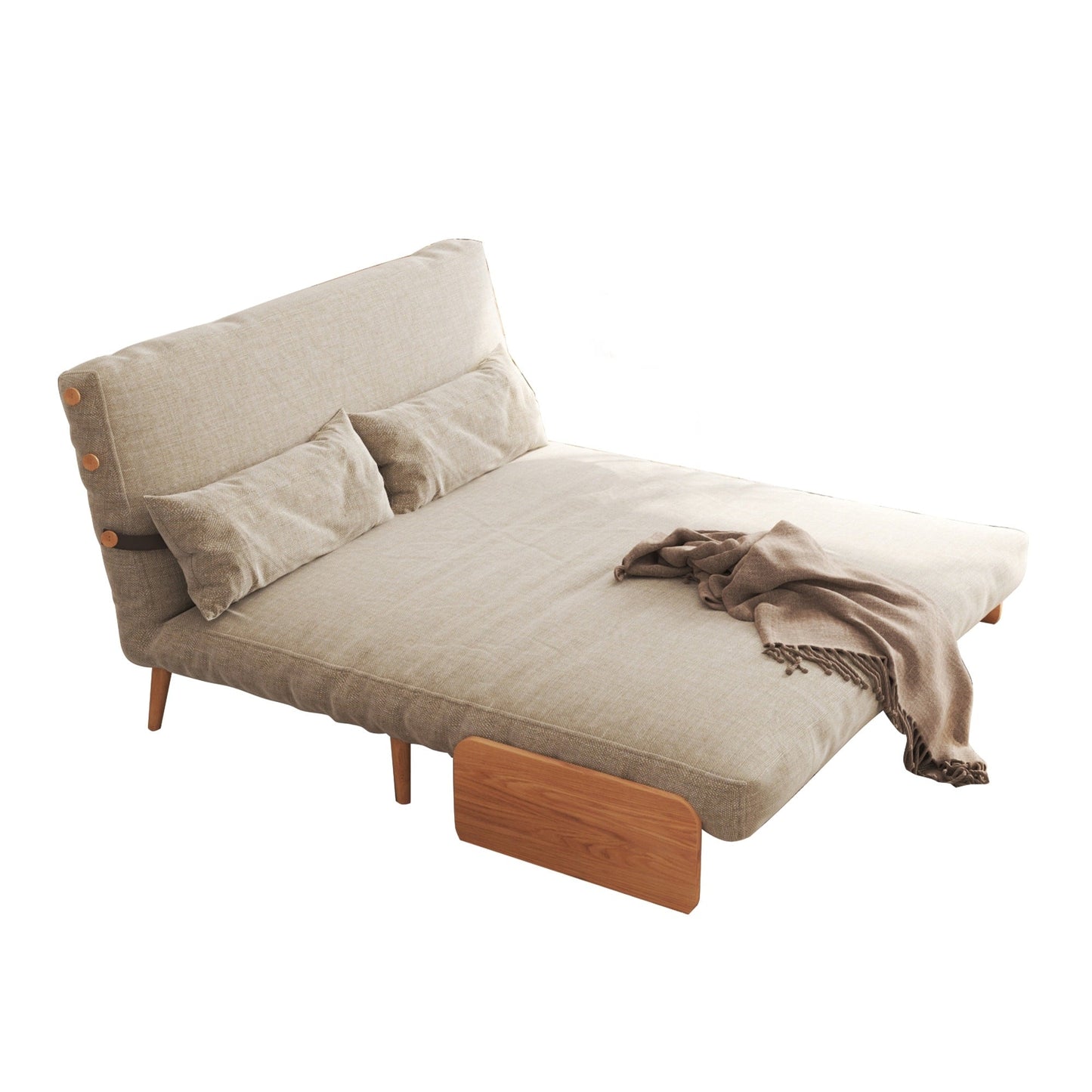 Canapé-lit rembourré moderne JASIWAY 59,1''
