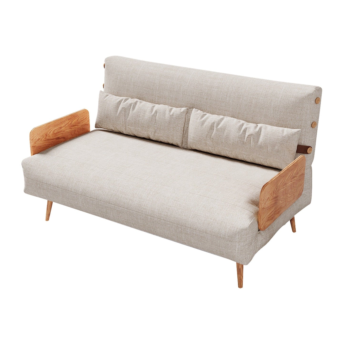 Canapé-lit rembourré moderne JASIWAY 59,1''