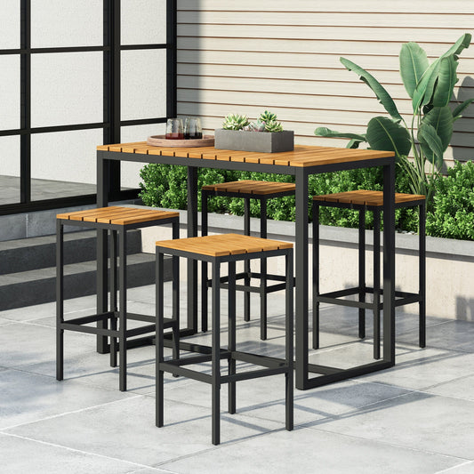 Ensemble de bar en bois d'acacia Jack par Christopher Knight Home