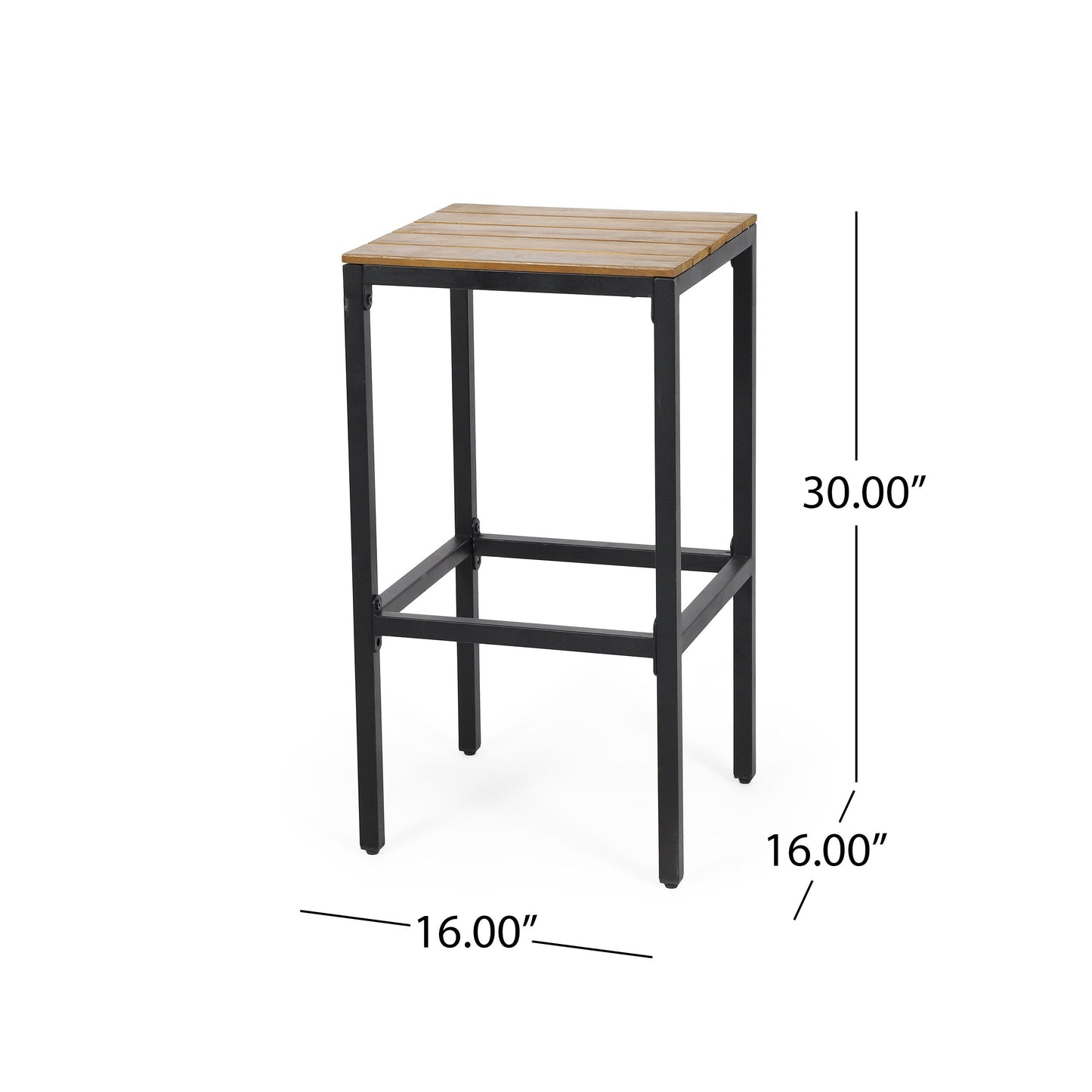 Ensemble de bar en bois d'acacia Jack par Christopher Knight Home