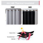 Rideaux occultants Laurance HLC.me 100 % - Rideaux à œillets à isolation thermique et écoénergétiques, lot de 2