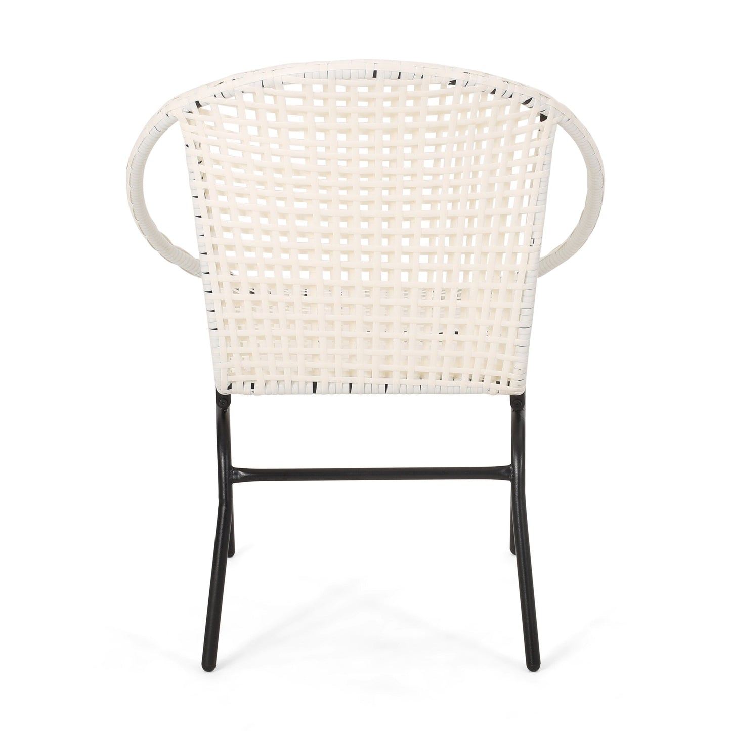 Fauteuil club d'extérieur moderne en osier Java (lot de 2) par Christopher Knight Home