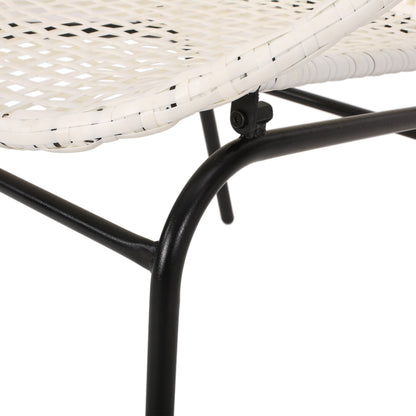 Fauteuil club d'extérieur moderne en osier Java (lot de 2) par Christopher Knight Home