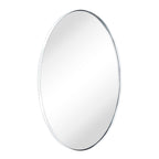 Miroir mural ovale en métal TEHOME Javell