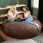 Jaxx Cocoon 6 pieds - Fauteuil poire géant 2 en 1 pour adultes et lit poire convertible