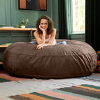 Jaxx Cocoon 6 pieds - Fauteuil poire géant 2 en 1 pour adultes et lit poire convertible