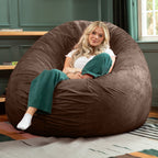 Jaxx Cocoon 6 pieds - Fauteuil poire géant 2 en 1 pour adultes et lit poire convertible