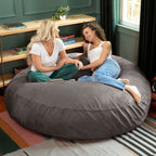 Jaxx Cocoon 6 pieds - Fauteuil poire géant 2 en 1 pour adultes et lit poire convertible