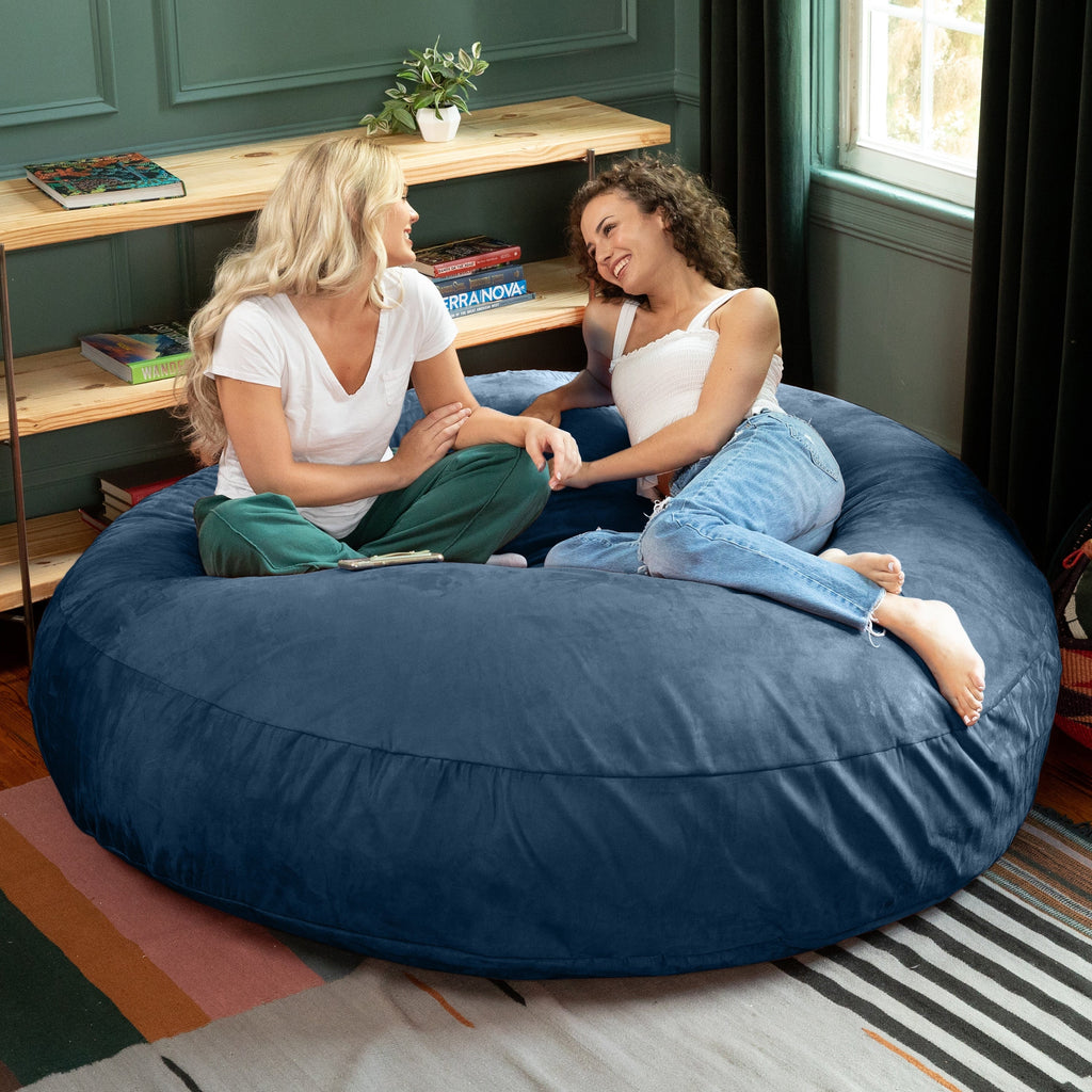 Jaxx Cocoon 6 pieds - Fauteuil poire géant 2 en 1 pour adultes et lit poire convertible