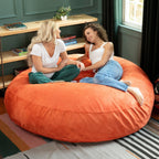 Jaxx Cocoon 6 pieds - Fauteuil poire géant 2 en 1 pour adultes et lit poire convertible