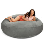 Jaxx Cocoon 6 pieds - Fauteuil poire géant 2 en 1 pour adultes et lit poire convertible