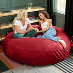 Jaxx Cocoon 6 pieds - Fauteuil poire géant 2 en 1 pour adultes et lit poire convertible