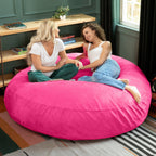 Jaxx Cocoon 6 pieds - Fauteuil poire géant 2 en 1 pour adultes et lit poire convertible