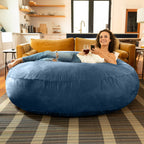 Jaxx Cocoon 6 pieds - Fauteuil poire géant 2 en 1 pour adultes et lit poire convertible